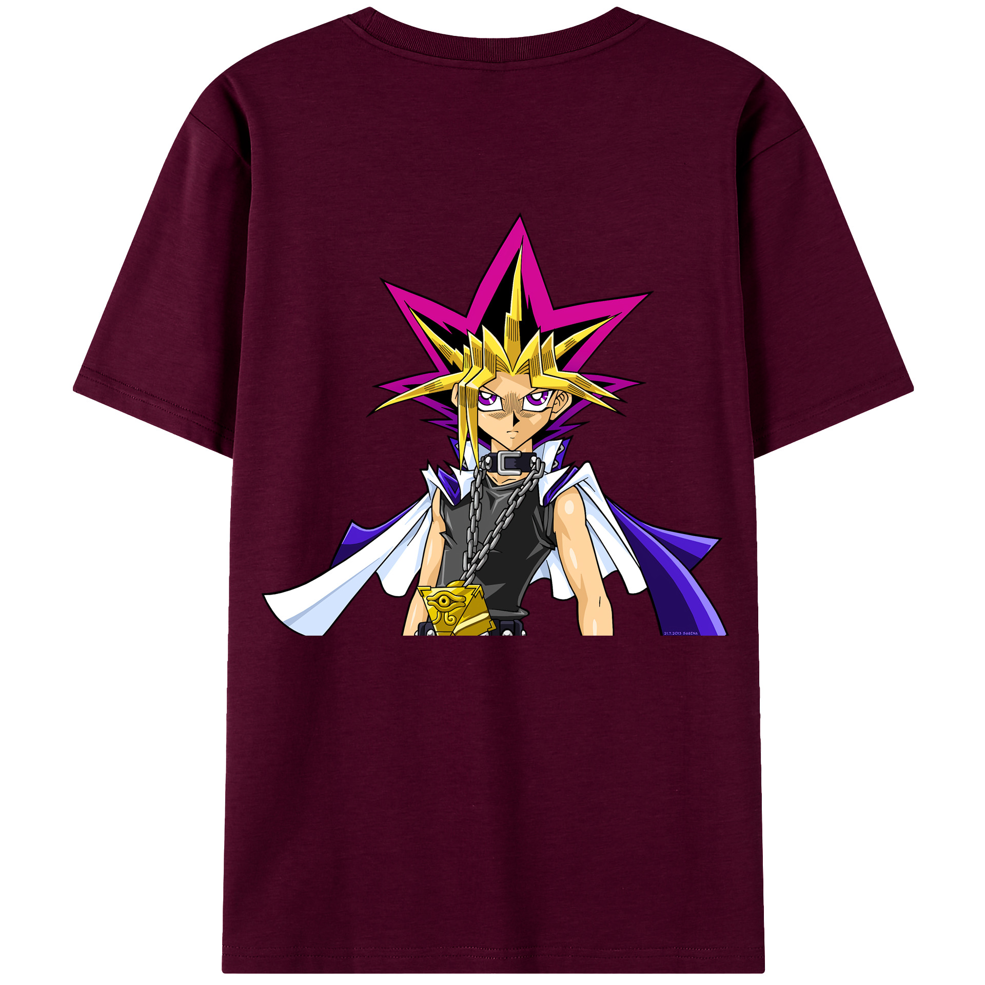 （画像用） 遊☆戯☆王 Yu-Gi-Oh! レディース半袖Tシャツ(バックプリント)